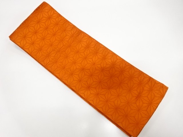 JAPANESE HANHABA OBI / REVERSIBLE / WOVEN ASANOHA